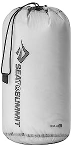 Sea to Summit Ultra-SIL Stuff Sack 8l Grau - Robuster wasserabweisender Packsack, 8l, Größe 8l - Farbe High Rise