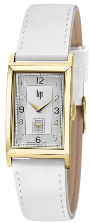 Lip Damen Analog Quarz Uhr mit Gold Armband lip671441