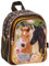Ragusa-Trade Pferde Fan Rucksack Kinderrucksack für Jungen und Mädchen (DER20) mit Hauptfach und Frontfach, 29 x 24 x 14 cm, braun/rosa