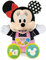 Clementoni Disney Baby - Baby Minnie Prime Storie, Peluche Raccontastorie Interattivo per Bambini 12+ Mesi, con 4 Libricini Illustrati, 100% Lavabile, Lingua Italiana, 17852