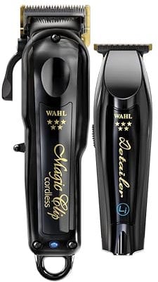 Wahl Professional 5 Star Cordless Magic Clip & Cordless Detailer Li Combo – Modell 56458