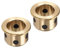 Kozelo 2Stk Flansch Gleitlager -[ 10mm x 13mm x 10mm ] Selbstschmierende Buchsen für Geräteeinsatz | 16mm Flansch Durchmesser 1.5mm Flansch Dickes Messing