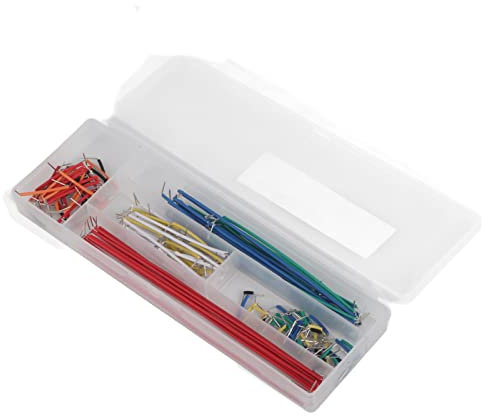 140PCS Jumper Wire Kit, 2-125mm Breadboard Jumper Wire Kits PCB Circuit Boards Jumper Wire Cables Assortment Kits with 14 Different Lengths for Breadboard Prototyping Solder Circuits