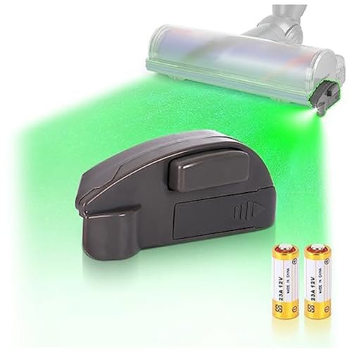 TsoLay Luz Detectora de Polvo Accesorio de Luz LED para Aspiradora, Luz LED Verde para Accesorios de Cabezal de Aspiradora