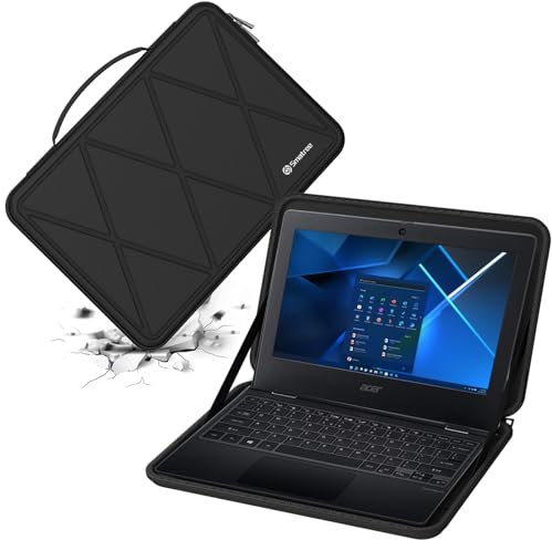 Smatree Hard EVA Protective Sleeve Case Compatible for 11.6 inch Acer TravelMate B3 TMB311-33-C3FM, TravelMate Spin B3 TMB311RN-33-C0JS 2 in 1, TravelMate Spin B3 11 TMB311R-33-C04F 2 in 1 Bag(X8019)