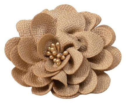 MYMERCERIE Broche Fleur 8,5cm Beige
