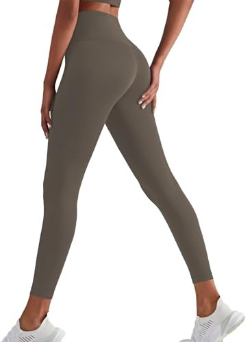 XDSP Legging de Sport Femme Pantalon de Yoga Pilates Compression Taille Haut Sculptants Push up Slim Fit Butt Lift Élastique Legging Fitnes avec Poches Tight Pantalon de Joggings Gym Running Course