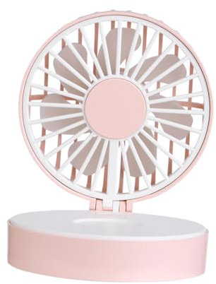 Cabilock Ventilador Mini Portátil Recargable Usb Ventilador De Mano Mini Espejo Para Maquillaje