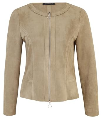 Betty Barclay Damen Blazer-Jacke mit Reißverschluss Soft Olive,42