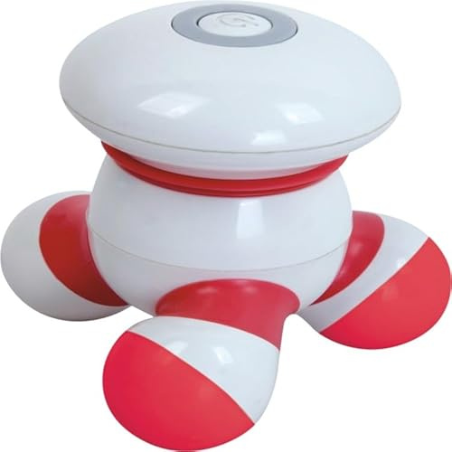 Mini Massager Handheld Vibration Körper Massager mit LED-Licht für Kopf Hals Rücken Arme Schulter Schmerz Release, batteriebetrieben