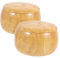 HONITANO Wooden Go Chess Bowl Set for Adults Large Lidded Go Game Container Premium Solid Wood and Stones