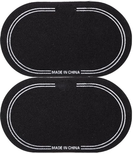 Schutzfell für Schlagzeug Bassdrum, Schwarze 2 Stück-pads