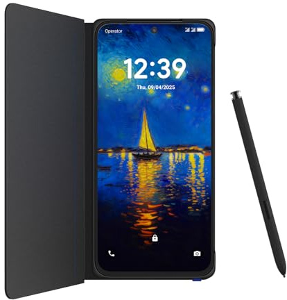 TCL NXTPAPER 60 Ultra 5G Android-Smartphone, 7,2 Zoll FHD+120 Hz NXTPAPER Display, 12 GB RAM + 512 GB ROM, Smartphone mit Augenschutz, papierähnliches Display, 5200-mAh-Akku, Nebula Black