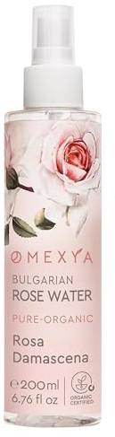 Rosenwasser-Spray – OMEXYA Rosa Damascena Gesichtswasser – Natürlicher Toner für Gesicht & Hautpflege, erfrischendes Gesichtsspray ohne Zusätze, natürliches Rosenwasser