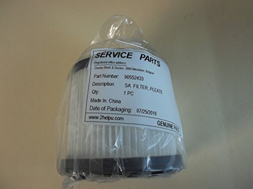 BLACK+DECKER Filter für Handstaubsauger 90552433-01, PVF110