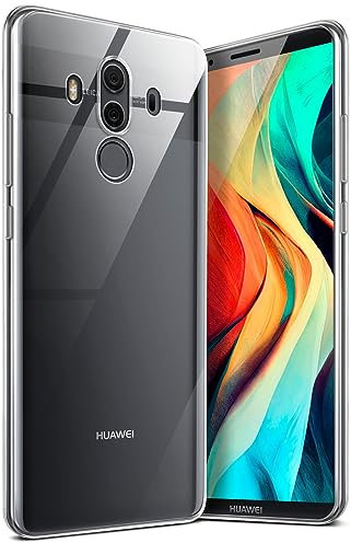 moex Aero Case pour Huawei Mate 10 Pro Coque Silicone Ultra Fine Transparente, Étui Souple Clair Mince Antichoc, Housse Gel Flexible, Backcover Résistant Soft Touch Discret, incolore Transparent