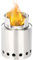 Holzofen Tragbar Edelstahl | Campingkocher Holzvergaser Kocher Outdoor | Holzvergaser Camping Winddicht Für Camping, BBQ, Picknick, Outdoor Backpacking (S)