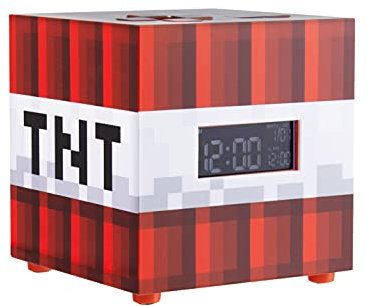 Paladone Minecraft TNT Wecker, Mehrfarbig, Einheitsgröße