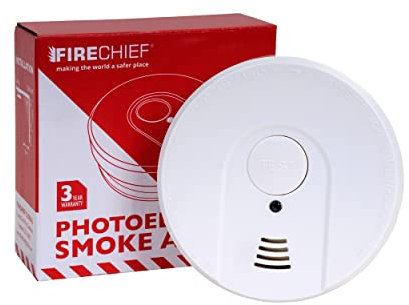 Firechief FBSD1 Replaceable Battery Smoke Alarm for The Home