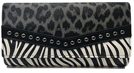 Pierre Cardin Portafoglio donna,in Similpelle,bello,grande,spazioso,pelle,regalo,portafoglio con portamonete,Porta banconote,portafoglio ragazza