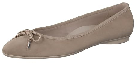 Paul Green Damen SUPER Soft Ballerina, Frauen Klassische Ballerinas,Slip-ons,klassisch elegant,Schleife,Ballerinen,Pumps,Beige (Champagne),40 EU / 6.5 UK