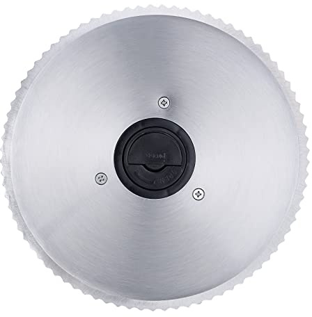 Borlebbi Meat Slicer Blade Replacement only for Electric Food Slicer SL-518M (Serrated)