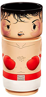 Numskull CosCups by Rocky Balboa Keramiktasse mit Gummihülle, 400 ml, offizielles Produkt von Rocky