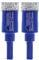 SHDIATOOL Broca de Diamante 2PC 20mm Sierra Perforadora de Vástago Triangular Porcelana Cerámico Azulejo Granito Mármol