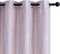 GIRASOLE HOME® Coppia Tende Jacquard Semi Oscuranti Motivo Ondulato Tenda Morbida Termica Isolante per Soggiorno Camera e Interni 2 Pannelli con Occhielli (Rosa Onde, 140x275cm)
