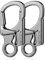 Ahiller Carabiner Clip, Double Anti-Misopening Locking Design, 3 Inch Alloy Caribena Hook, Keychain for Outdoor Camping, Hiking, Fishing, Key Ring Clip (Gunmetal-2P)