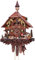 Cuco Clock Kuckucksuhr Schwarzwalduhr 'Sägewerk' 30 x 48 x 52cm Wanduhr aus Holz, 8 - Tage Werk, automatische Nachtabschaltung