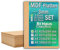 AtHaus MDF SET 5 x A2-594 x 420mm Holz-Platten 3mm Dünne Holzplatten Zuschnitt zum Basteln, Bemalen, Modellierung, Gravur, Perfekt für Laser, CNC Router