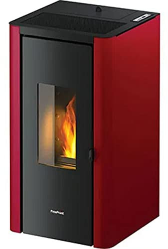 Cadel Stufa Pellet Indigo Bordeaux Kw 7 mm 465x455 H.mm 895