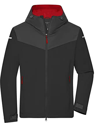 James & Nicholson Herren Workwear Polo Kontrast - Hochwertiges Poloshirt mit zahlreichen Akzenten aus Baumwolle und Polyester