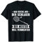 Herren Federball Der Meister will vernichten Badminton T-Shirt