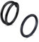 MODRSA 16G Septum Piercing 316L Chirurgenstahl Nasenpiercing Ring Piercing Helix Conch Mond Hinged Clicker Tragus Knorpel Piercing Ohr 2 Stück 6MM Schwarz