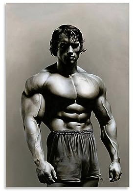 KHAMEO Arnold Schwarzenegger Poster (12) Leinwand-Poster, dekoratives Gemälde, Leinwand-Wandposter und Kunstdruck, modernes Familienschlafzimmer-Dekor-Poster, 30 x 45 cm