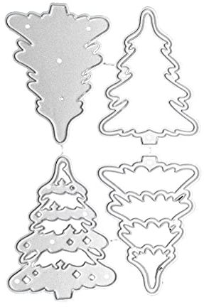 Alberi di Natale metallo taglio muore stencil scrapbooking album timbro stampo decorazione carta artigianato coltello goffratura carta carta carta U9Y8 carta