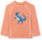 Playshoes UV-Schutz Bade Shirt Unisex Kinder Schwimmshirt Badebekleidung, Dino Ocker Langarm, 98/104