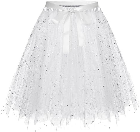 Gonna in Tulle Donna Gonna Lunga in Tulle Gonnellina Sottogonna Bambina Tutu Ballerina Danza Adulti Vestiti per Carnevale Matrimoni Feste da Principessa Tutu Ballerina Bambina