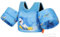 MoKo Kinder Schwimmflügel, Cartoon Schwimmweste mit Schultergurt Schwimmtraining Jacke Schwimmend Badeanzug Schwimm Zubehör mit Pfeife für 13-30lbs Jungen Mädchen, S - Surfender Hai