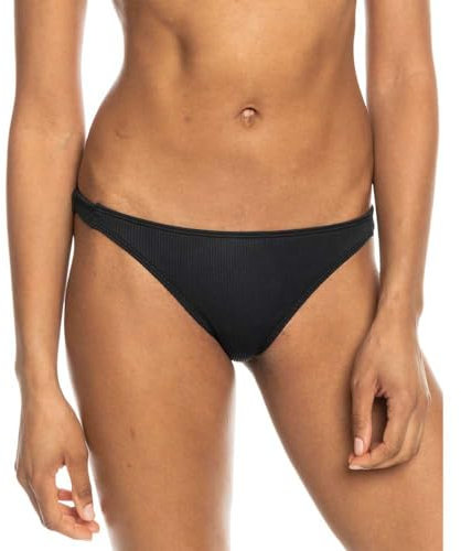 Roxy Rib Love The Goofy - Low Waist Bikini Bottoms for Women - Bikiniunterteil mit tiefem Bund - Frauen - XXL - Schwarz.