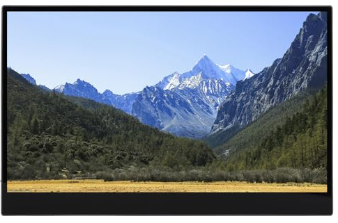 Elprico 15.6inch Portable Display,144Hz Type C Portable Touchscreen, 2.5K IPS Touch Screen Thin Portable Display Support for OS X Laptop Projection Screen