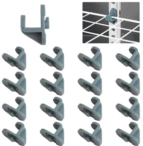 INCREWAY Freezer Hook, 16PCS Refrigerator Shelf Clips Freezer Clamp Hooks Shelf Support Peg Replacement Shelf Clips for Turbo Air Commercial Freezers and Refrigerators