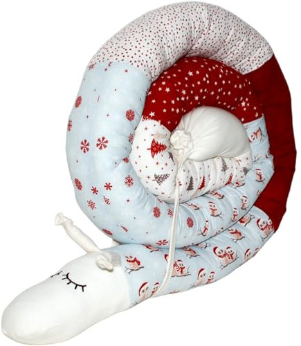 Bettschnecke/Bettschlange XXL (Motiv Eulchen) Länge 250cm** Seitenschläferkissen, Stillkissen