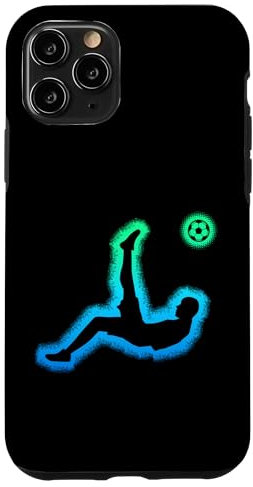 Merch By Amazon iPhone 11 Pro Football Case - Heavy Duty Protection - Polycarbonate & TPU - Rugged/Protective - Male, Youth