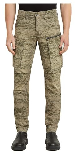 G-STAR Herren Rovic Zip 3D Regular Tapered Hose, Mehrfarben (Light toggee Shadow camo D02190-D581-H175), 31W / 34L