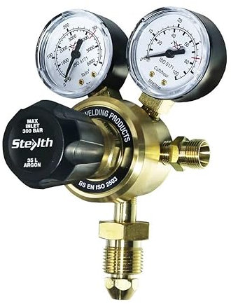 Stealth Single Stage Argon/CO2 Welding Regulator, 30 LPM Flow, 300 Bar Max Inlet