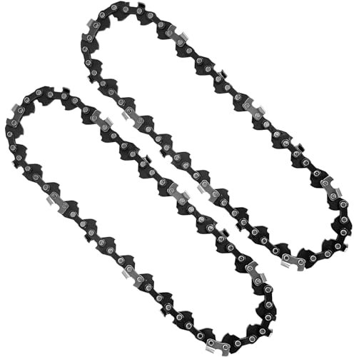 Opuladuo 2 catene per motosega da 10 cm, compatibili con RYOBI RY18PSX10A-120, catena per motosega da 4 pollici, compatibile con RYOBI RY18PSX10A-0 – RAC274