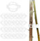 Plant Supports for Outdoor Plants, 2025 New Plant Clips, Plant Clips for Climbing Plants, Twine Vine Trellis Cage, Vegetable Garden Plant Support Clips Grafting Tools (200, White)